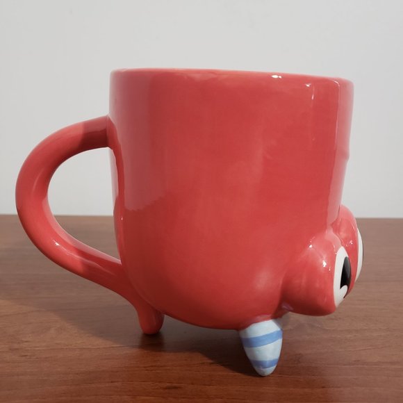 Monster Mug Abbott Collection Whimsical Upside Down 20oz Plant Pot Art Deco NWOT - Picture 5 of 7